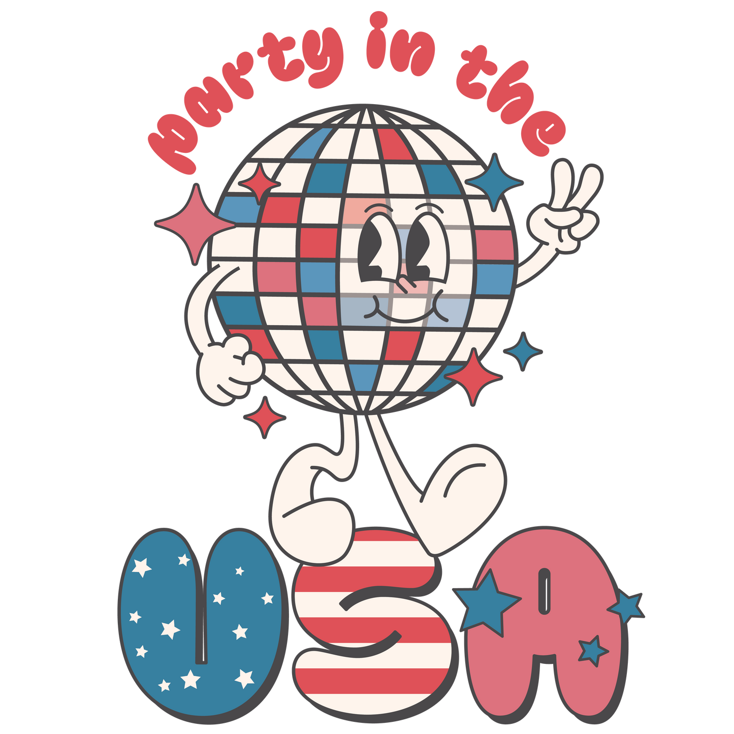 Party in the USA DTF Print