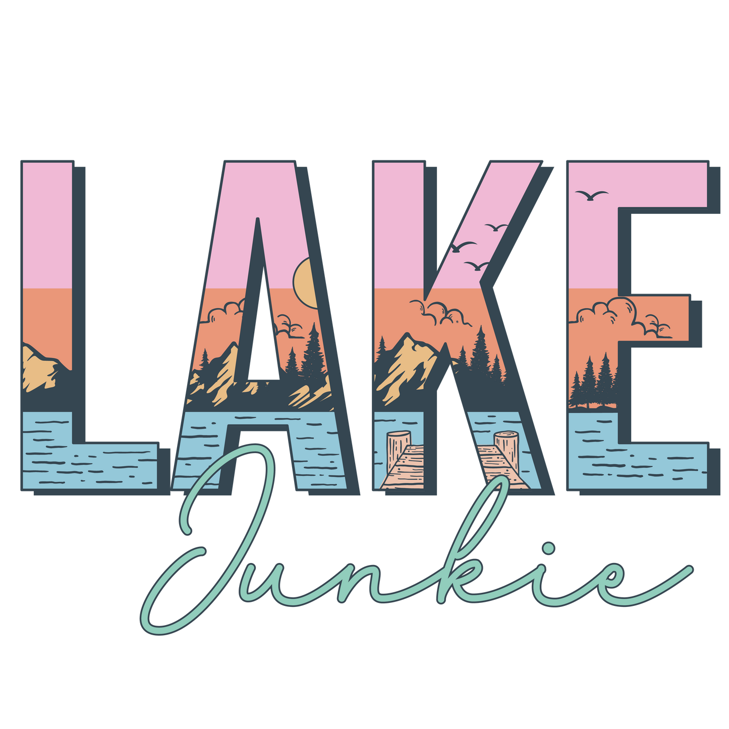 Lake Junkie DTF Print