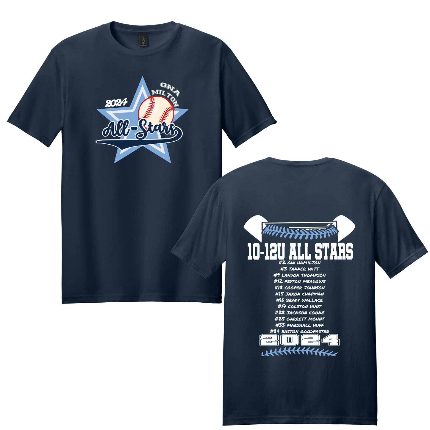 ALL STAR TEE 10/12U