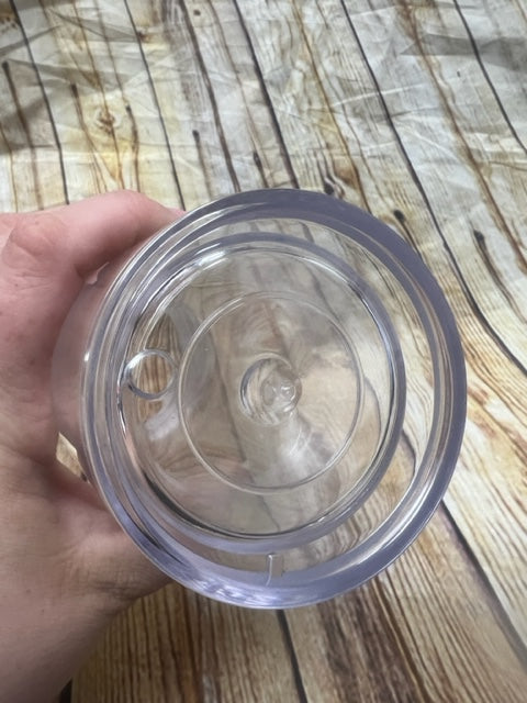 24oz Acrylic Snow Globe Tumbler