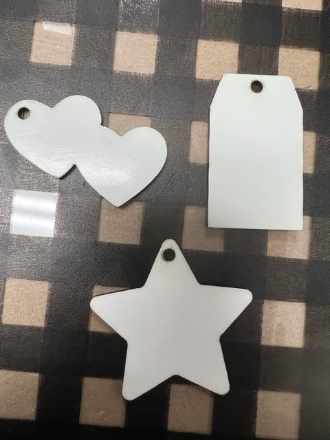 MDF Sublimation Key Chains w/Ring