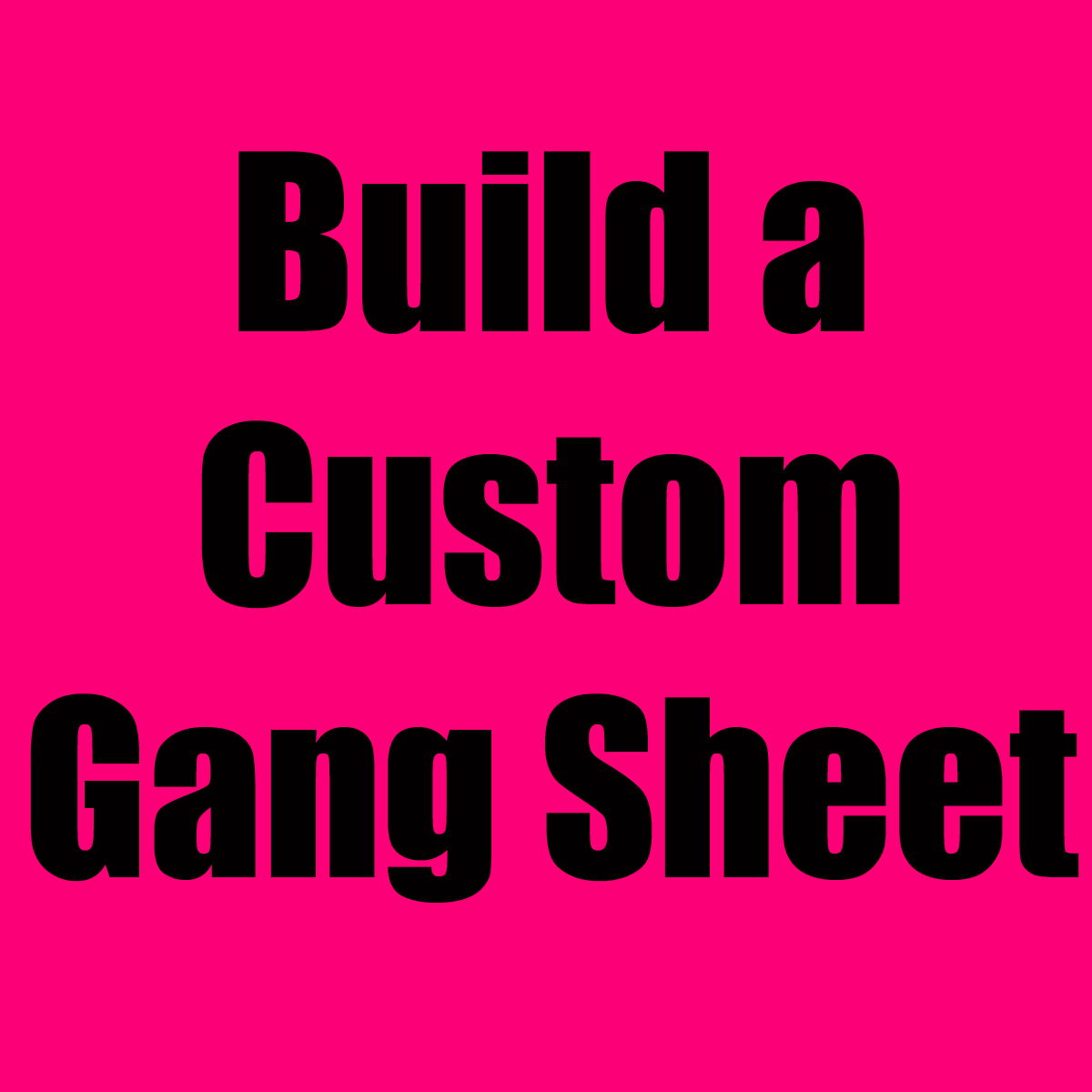 Rolling Canvas Gang Sheet