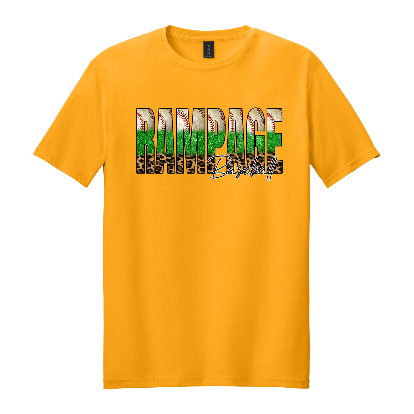 Rampage Baseball Glitter Tee