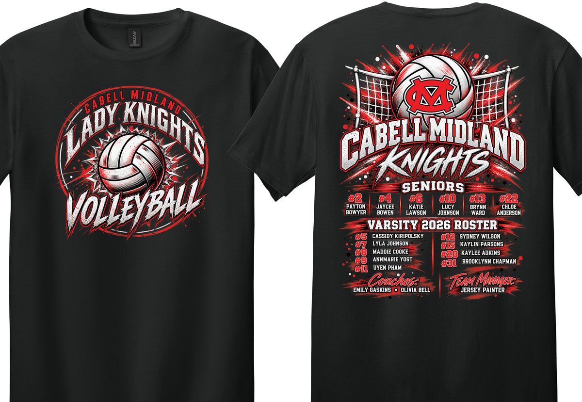 Cabell Midland States Volleyball Tee