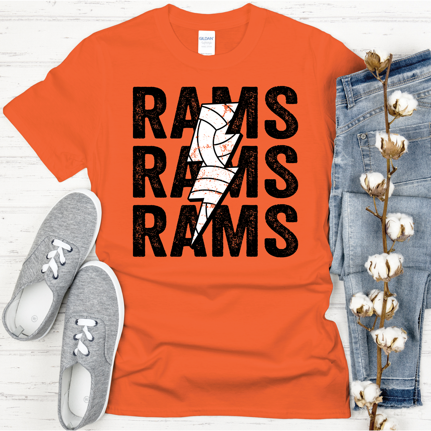 RAMS VOLLEYBALL TEE