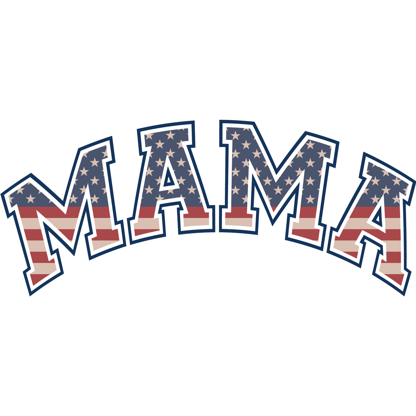 Mama Flag DTF Print