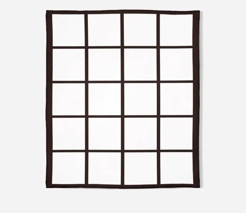 20 Panel Sublimation Blanket 60" x 40"
