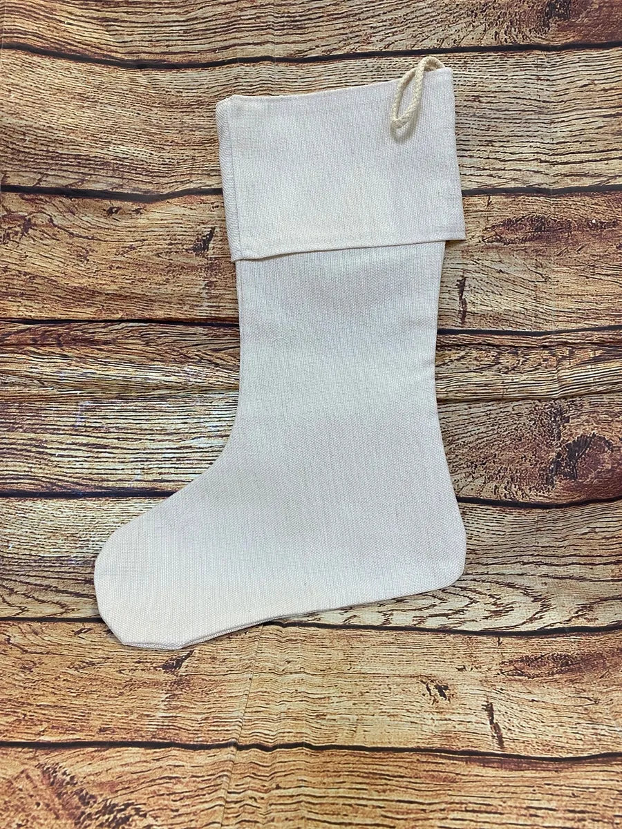 Sublimation Linen Blank Christmas Stocking