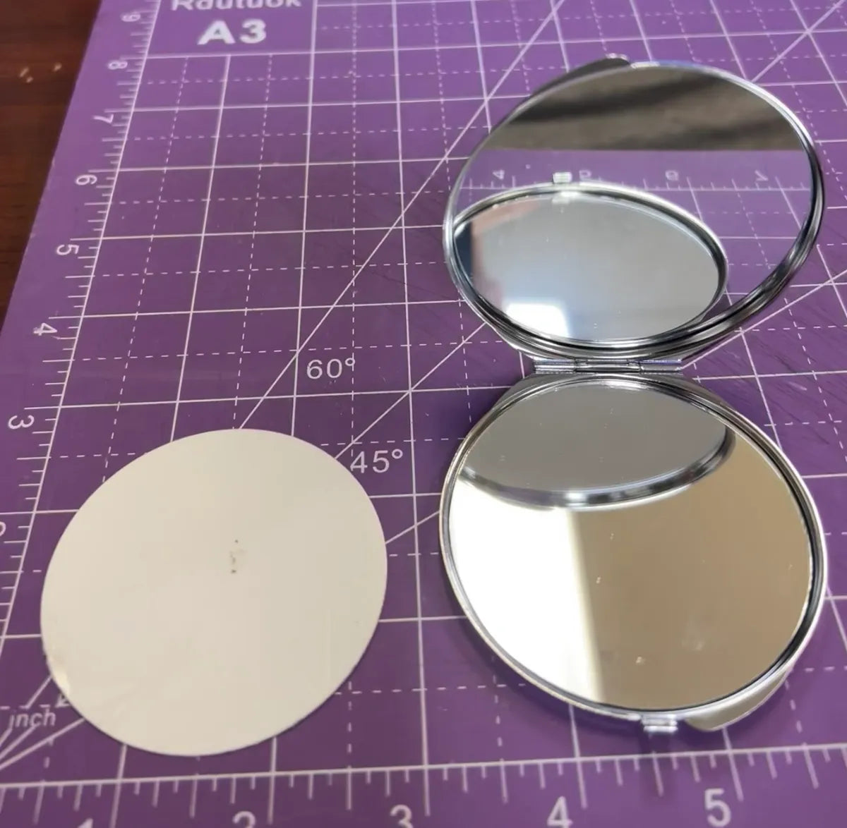 Sublimation Compact Mirror