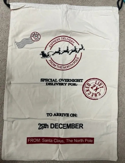 Pre-Printed Santa Sacks