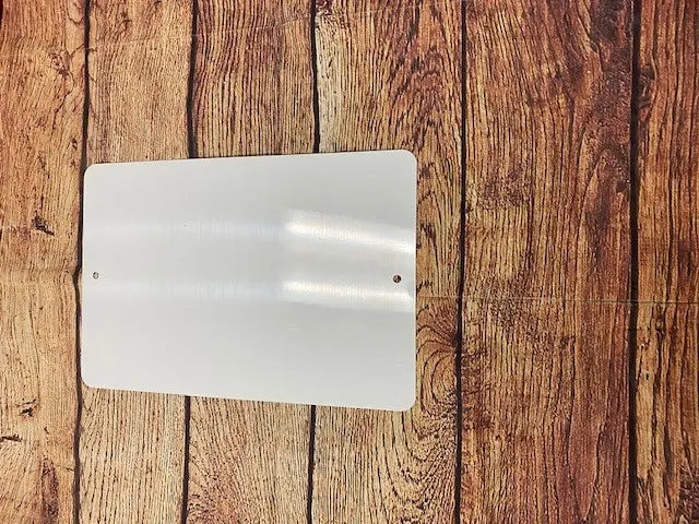 Sublimation Aluminum Parking Sign 9" x 12"