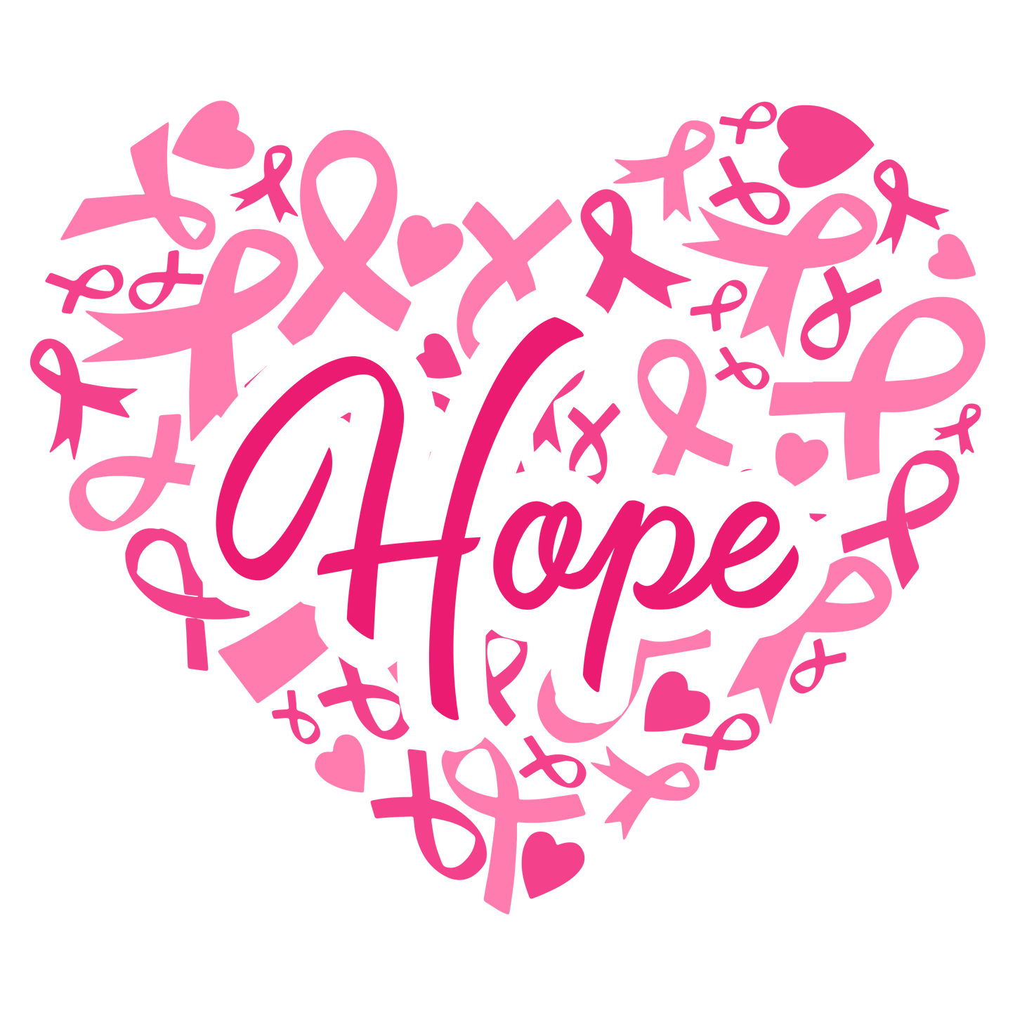 Breast Cancer Hope DTF Print