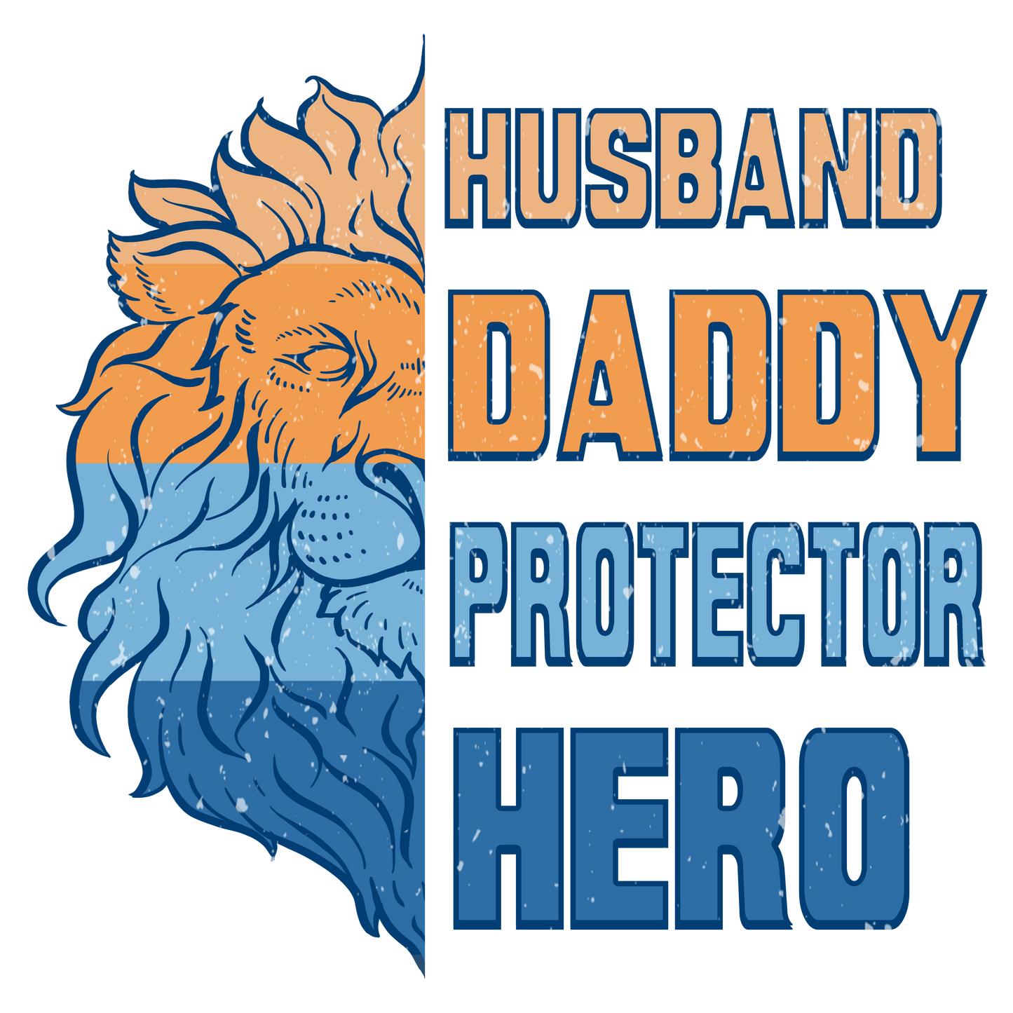 Husband Daddy Protector Hero DTF Print