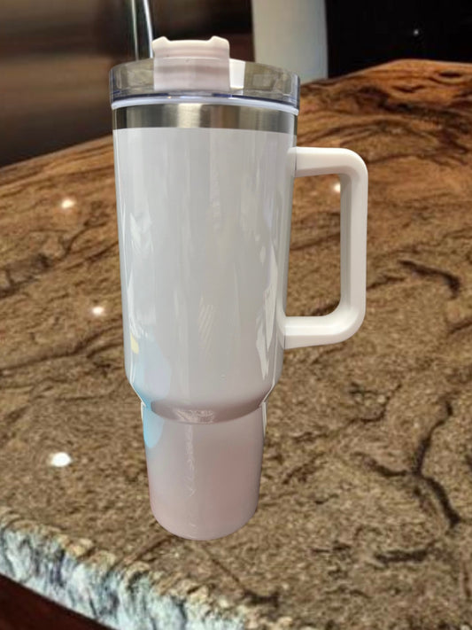 40OZ Sublimation Tumbler with Straw