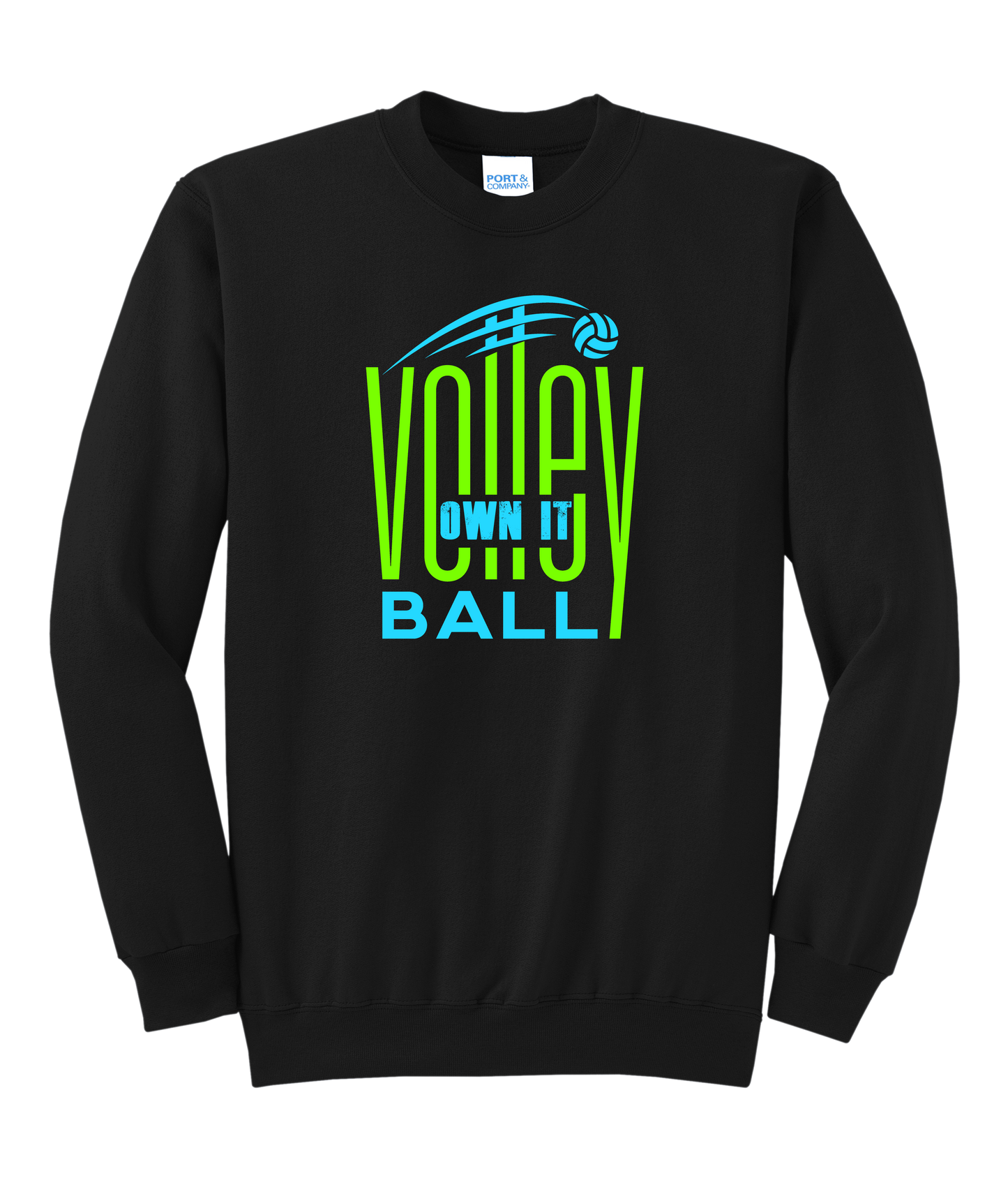 Own It Volleyball Club Crewneck Sweatshirt (Adult)