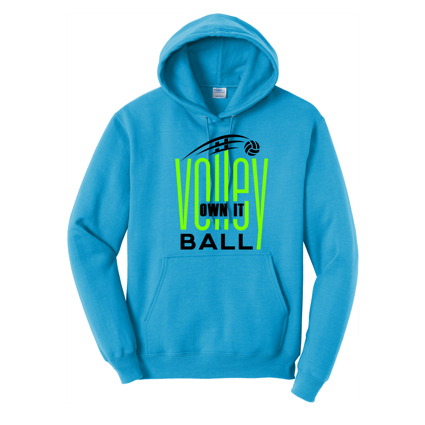 Own It Volleyball Club Hoodie (Adult) Multiple Colors Available