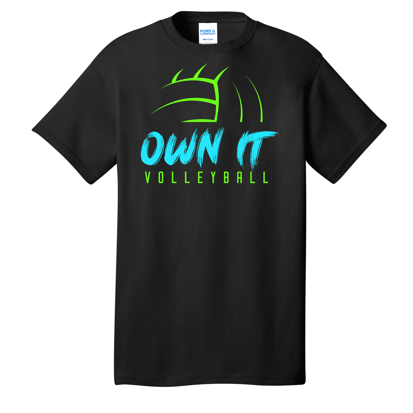 Own It Volleyball Club Short Sleeve Tee (Adult ) Multiple Colors Available