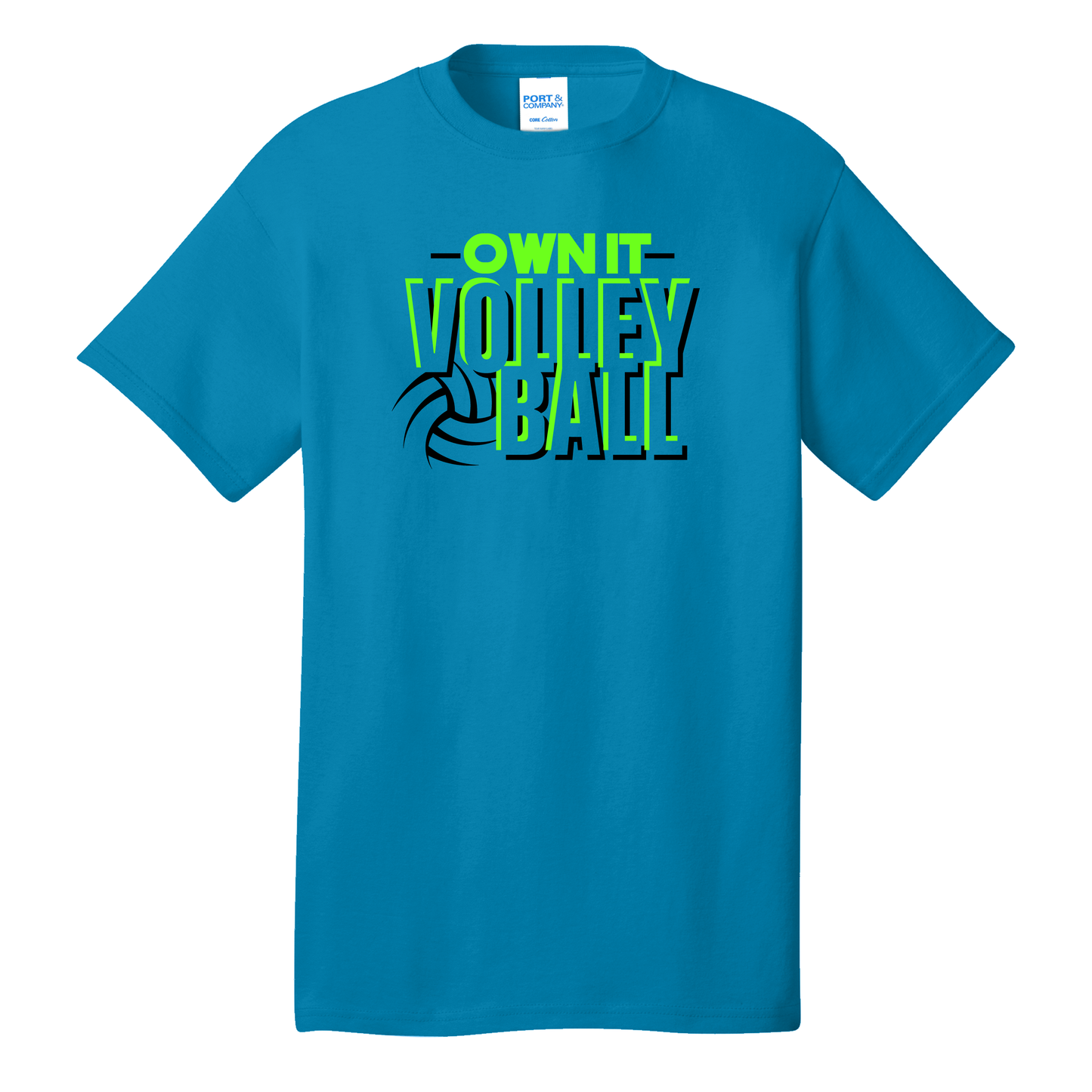 Own It Volleyball Club Short Sleeve Tee (Adult ) Multiple Colors Available