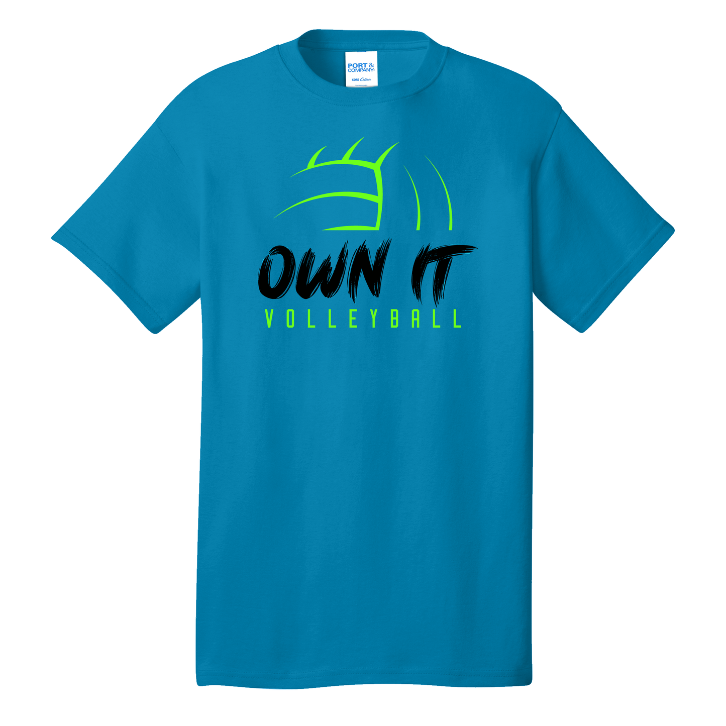 Own It Volleyball Club Short Sleeve Tee (Adult ) Multiple Colors Available